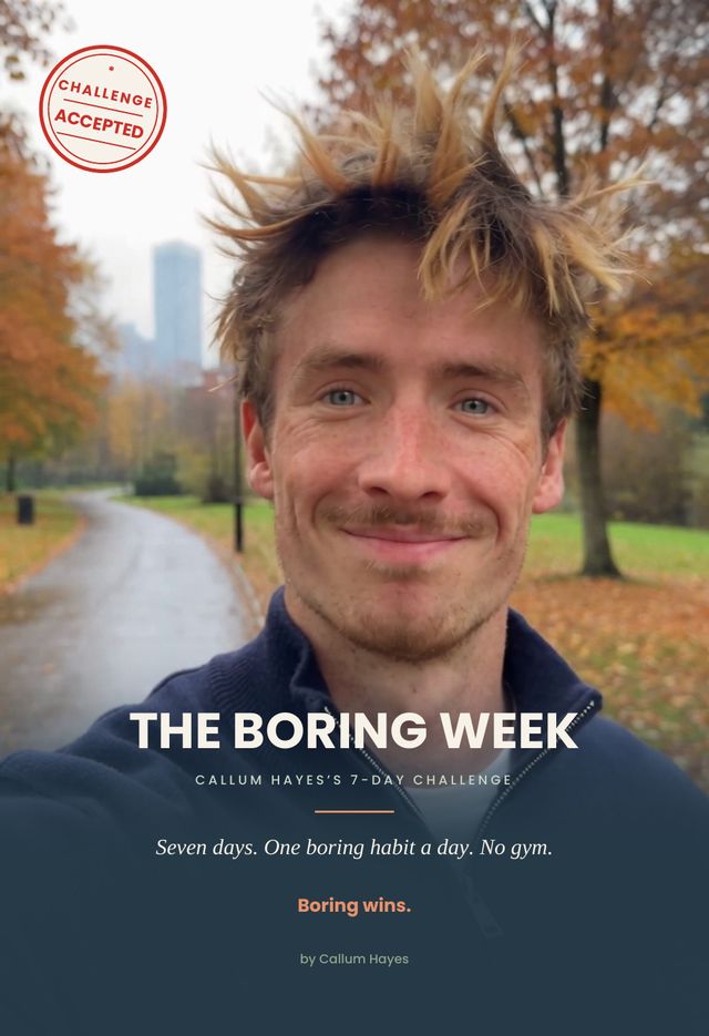 The Boring Week cover